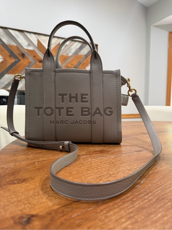 Marc Jacobs Handbags - Marc Jacobs The Tote Bag Mini in Taupe Gray